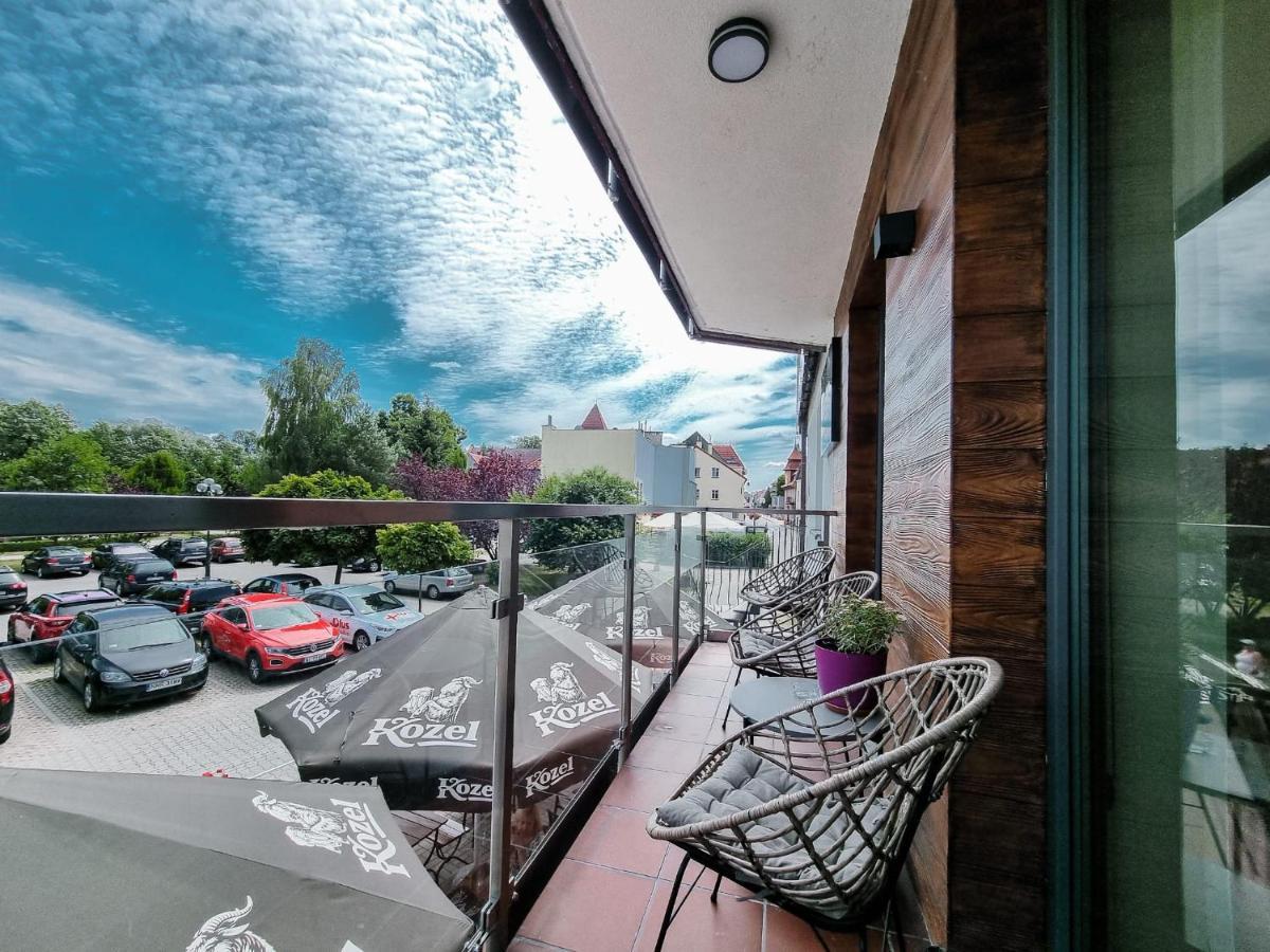 Apartament Vip Centrum Mragowo Bagian luar foto